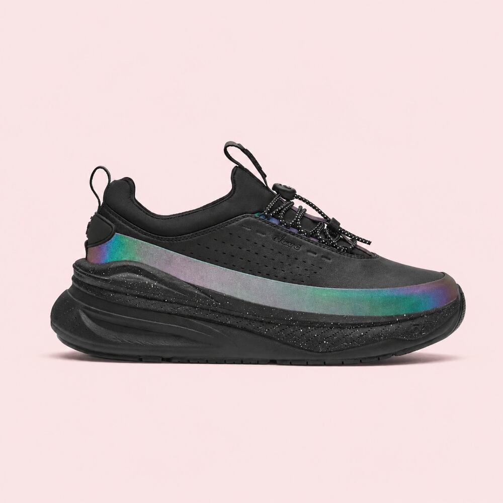 Clove Unisex Supercush Forte 2 Nursing Sneakers Onyx Flash Black Size W 7 M 5.5